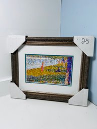George Seurat Print, Nicely Framed & Matted