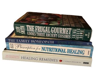 A Collection Of Natural Healing & Homeopath Books