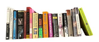 A Shelf Full Of Mostly Contemporary Fiction Paperbacks & More!