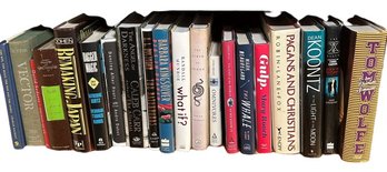 A Great Assortment Of Hardcover Books: Novels, Nonfiction, Fiction, And More!