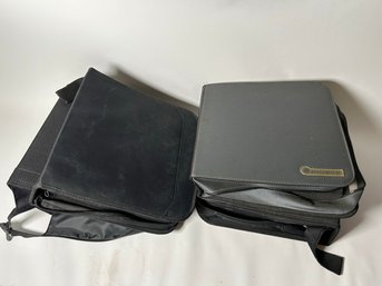 Four Large CD Binders, Partially Filled With CDs