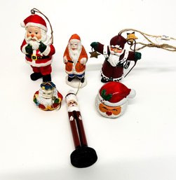 Mix Of Santa Decorations, Christmas Ornaments & Holiday Decor