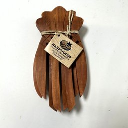 Hardwoods Of The South Pacific: Island Pineapple Salad Hands Serving Utensils