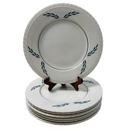 Set Of 7 Hanover China Coronation Pattern 10.5inch Dinner Plates