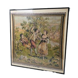 Framed Italian Dancers Tapestry