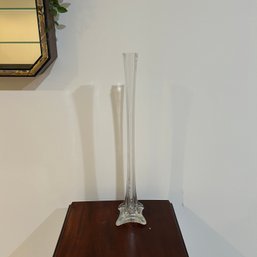 24inch Tall Clear Glass Vase
