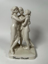Three Graces Goddesses Hearst Castle Porcelain Statue