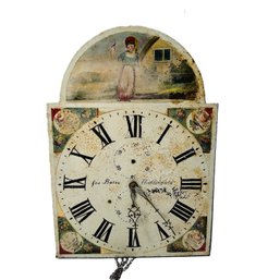 Parts: Antique C. 1835 Joshua Bates Hudderfield (english) Long Case Clock & Face For A Grandfather Clock