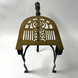 Vintage Brass Fireplace Trivet Stand