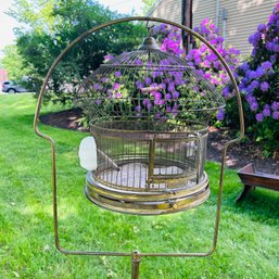 Vintage Hendryx Bird Cage With Stand