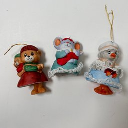 Three Jasco Christmas Ornament Bells