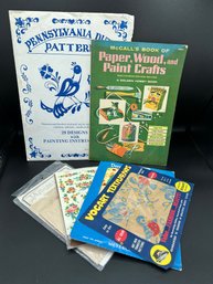 Lovely Mix Of Paper Crafts, Pennsylvania Dutch Patterns, Textile Prints, & More!