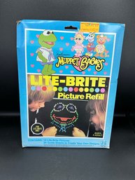 Vintage 1980s Muppet Babies Lite-Brite Picture Refill