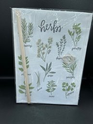 Beautiful Herb Banner By Petal Lane Home, New In Packaging