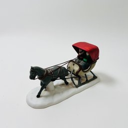 Department 56 Christmas Decoration Horse & Sleigh