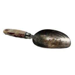 Small Metal Scoop With Wooden Handle