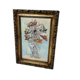 A Gorgeous Framed Mixed Media Collage