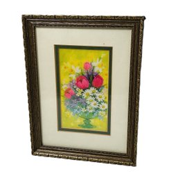 Vibrant Framed Floral Still Life Print