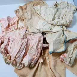 Collection Of Antique Baby Clothes