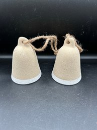 Ceramic Nautical Themed Pair Of Bells