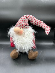 Very Cute Seated Holiday Gnome Figurine
