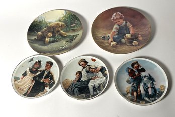 Lot Of Norman Rockwell And Other Collectors Plates