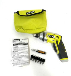 Ryobi HP53L Battery Powered Drill With Case And Drill Set