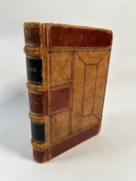 Full Leather Bound ' Cash' Antique Book, Used 1869-1881 By John Hammond