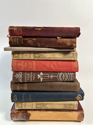 A Large Lot Of Antique Books, Mostly Late 1800s: Poetry, Classics, Literature, & More!