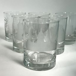 Set Of 6 Hartford CT Themed Tumbler Glasses: Charter Oak, Capitol Building, Mark Twain House, And More!