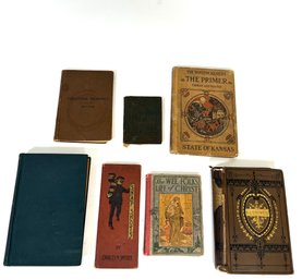 Lot Of 7 Antique Books