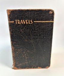Vintage ' Travels', Travel Journal & Notebook With Maps, Journaling, Cash Book, And More!