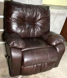 Very Comfortable Faux Leather Recliner Good Quality Piece