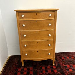 Vintage Birds' Eye Maple Chest Of Drawers By Atlas Furniture Co.