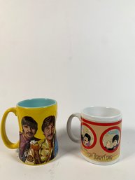 Pair Of The Beatles Commemorative Mugs