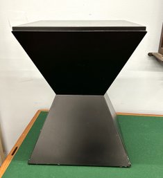 A Modern Black Pedestal Stand