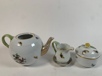 Whimsical Butterfly And Bird Tea Set