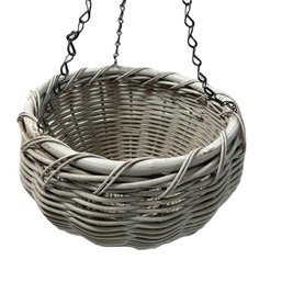 Large Hanging Woven Basket - Would Make A Great Planter!