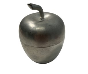 Vintage Woodbury Pewter Apple Trinket Box
