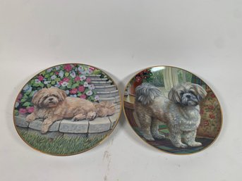 Pair Of Limited Edition Collector Plates From The Danbury Mint