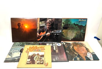 Set Of 7 John Denver Vinyl Records