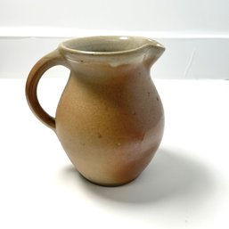 Glazed Stoneware Pottery Jug Or Pitcher