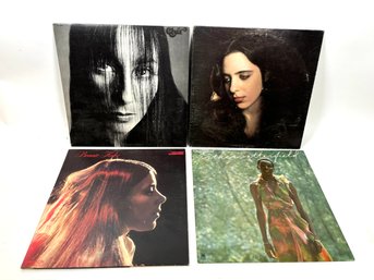 Set Of 4 Female Singer/Songwriter 60s/70s Pop Artists Vinyl Records