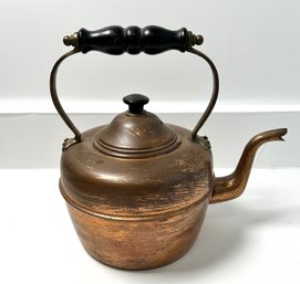 Lidded Copper Teapot