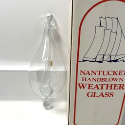 Nantucket Hand Blown Weather Glass