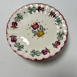 American Limoges Old Dutch Set Of  Seven 6.5inch Plates