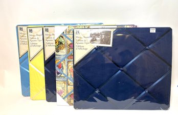 Set Of 5 Never Opened Fabric Memo Boards