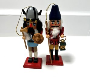 Pair Of Nutcracker Ornaments