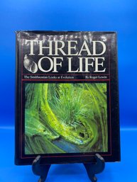 First Ed: Thread Of Life: The Smithsonian Looks At Evolution By Roger Lewin, Great Coffee Table Science Book!