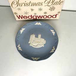 Wedgwood Christmas Plate, 1986 Collectible Plate With Box